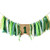 Jungle Theme Baby First Birthday Party Highchair Banner Boy Girl High Chair Bunting Garland Decoration