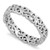 Heartbeat Sterling Silver Interlocking Infinite Trinity Celtic Knots Eternity Ring - -Size 3-12- -Sterling-Silver Triquetra Design- 10-