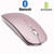 Bluetooth Mouse Rechargeable Wireless Mouse for Notebook ?Bluetooth Wireless Mouse for Laptop PC Conputer (Rose Gold).