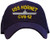 USS Hornet CVS-12 Embroidered Baseball Cap - Navy Blue