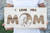 Mothers Day Gift Idea 2021 This is us 3D eye-catching Design Handmade I love you MOM wood sign 8x18inch sentimental