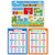 Kids Calendar  and  Multiplication Table Chart and Division Poster