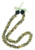 Hawaiian Lei Necklace of Green Mongo Shells