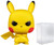 Funko Pop Games- Pokemon - Grumpy Pikachu Vinyl Figure -Includes Compatible Pop Box Protector Case-