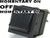 Pacific Customs Black 20 Amp Momentary On/Off/Momentary On Square Double Pole Rocker Switch With Tab Terminal