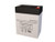 DJW12-2.9 12 Volt 2.9 AmpH SLA Replacement Battery with F1 Terminal