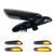 2Pcs Sequential LED Turn Signal Light Dynamic Fender Side Marker Lamp For BMW E46 E90 E91 E92 E93 E53 X3 E83 X 1 E84 E81 E82 E87 E88- With Smoked Lens