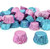 CrazyOutlet REESE'S Milk Chocolate Peanut Butter Miniature Cups- Light Blue Pink Foil Candy Mix- Bulk- 2 Lbs