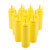 240ml 10 Pack Plastic Squeeze Condiment Bottle Squirt Bottles with Twist On Cap Lids Perfect For Ketchup- BBQ- Sauces- Condiments- Dressings and More-Yellow-
