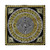 Ambesonne Decorative Satin Napkins Set of 4 Greek Key- Classical Pattern with Intricate Design Spiral Waves Frame and Maze- Square Printed Party  and  Dinner Napkin- 18inch x 18inch- Yellow White