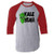 Kale Yeah Funny Vegan Vegetarian Red S Raglan Baseball Tee Shirt