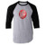 Pop Threads We All Float Down Here Balloon Halloween Costume Black L Raglan Baseball Tee Shirt