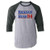 Pop Threads Ronald Reagan George Bush 1984 Campaign Gray L Raglan Baseball Tee Shirt