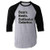 Pop Threads Bears Beets Battlestar Galactica Funny Black L Raglan Baseball Tee Shirt