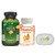 Irwin Naturals High Potency D3- K2- and Turmeric Extract- 60 Softgels with Vitamin C Bonus Pack- 30 Tablets Bundle Includes a Pill Case