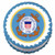 8" Round ~ Coast Guard Emblem Birthday ~ Edible Icing Image Cake Cupcake Topper