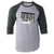 Serenity Now -Insanity Later- Gray M Raglan Baseball Tee Shirt