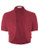 Belle Poque Women's Bolero Shrug Short Sleeve Cardigan Open Front Cropped Shrug -Wine-M-