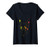 Womens Pokemon Pikachu Ombre V-Neck T-Shirt