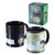 Antner Heat Changing Treasure Map Mug Color Changing Magic Coffee Mug Heat Sensitive Ceramic Cup, 12 Ounce