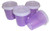 Tupperware Midgets Pill Containers 2 Ounce Bowls Set of 4 Purple