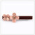 Pudwy Rhinestone Flower Hair Barrette Clips Acetate Hair Clips for Women Girls Floral Accessories Headwear Orange Pink