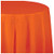 Sunkissed Orange Round Plastic Tablecloths- 3 ct