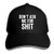 Don't Ask Me for Shit Men  and  Women Casquette Fashion Baseball Hat Adjustable Sandwich Cap Black