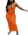 Women Sexy Summer Casual Slit Scoop Neck Ottoman Rib Club Beach Basic Long Bodycon Maxi Tank Dress Sun Dresses Orange XL Women Sexy Summer Casual Slit Scoop Neck Ottoman Rib Club Beach Basic Long Bodycon Maxi Tank Dress Sun Dresses Orange XL