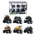 Sundy Dinosaur Toy, 6 Pack Dinosaur Pull Back Car Kids Toys with Gifts for 3-12 Year Old Boys and Girls Toys for Kids