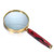 lyqqqq Extra Large Handheld Magnifying Glass - 10X Lens - Best Jumbo Size Illuminated Reading Magnifier for Books- Newspapers- Maps- Coins- Jewellery- Hobbies  and  Craft