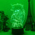 3D Night Light Danganronpa V3 Nagito Komaeda Led Night Light Lamp for Bedroom Decor Kids Gift Danganronpa V3 Acrylic Neon Lamp Nagito Komaeda ASQWZX