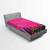 Ambesonne Mexican Fitted Sheet- View of Folkloric Serape Blanket Charro and Music Instruments Cultural Elements- Soft Decorative Fabric Bedding All-Round Elastic Pocket- Twin Size- Fuchsia Purple