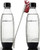 Original Soda Stream Replacement Extra Sodastream Twin Pack Black Source Water Bottles 1 Liter Bundle with Kidscare Extendable Bottle Cleaning Brush