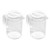 D DOLITY 2x Plastic Pitcher with Lid Drinks Water Jug for Hot/Cold Lemonade Juice Beverage Jar Ice Tea Kettle 2L
