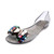 Women's Girls Clear Bow Jelly Sandals Shoes Fashion Summer Beach Transparent Flat Water Sandals Black