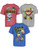 RYAN'S WORLD Little Boys 3 Pack Short Sleeve Graphic T-Shirt Red Blue Gray 7-8