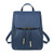 B and E LIFE Fashion Shoulder Bag Rucksack PU Leather Women Girls Ladies Backpack Travel bag -Dark Blue-