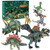 SWIND Jumbo Dinosaur Toys- 8pcs Figure Dinosaur Playset for Toddlers- Realistic Looking Dinosaur Toys for Kids Over 3 Years Old