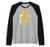 Happy Easter Bunny Egg Hunt Basket Christian Raglan Baseball Tee