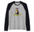 Bernese Mountain Bunny Dog With Easter Eggs Basket Raglan Baseball Tee