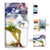 (for iPod Touch 5 6 / iTouch 5 6) Flip Wallet Case Cover & Screen Protector Bundle - A20275 Abstract Horse