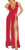 Womens Bandage Side Split V Neck Sleeveless Bodycon Clubwear Maxi Vest Dress Red S