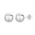Sterling Silver Ball Stud Earrings- 6mm