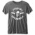 Avenged Sevenfold 'Deathbat' -Grey- Burnout T-Shirt -Large-