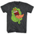 The Real Ghostbusters Animated TV Series Charming Slimer Adult T-Shirt Tee Black