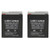 Universal Power Group D5741 / UB1250 F1 Terminal .187 SLA Battery - 2 Pack