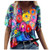 Shirts for Women Casual Summer AODONG Womens Short Sleeve Tops-Womens Loose T-Shirts Casual Printing Short Sleeves O-Neck Blouse Tops