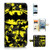 ( For iPod Touch 6 / iTouch 6 ) Wallet Case Cover & Screen Protector Bundle! A6240 Batman