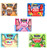 Peeps Easter Variety Pack Marshmallows Candy with 10 Count Cotton Candy- Root Beer- Fruit Punch- Party Cake- and Sour Watermelon Flavors- 3 Ounce- Pack of 5